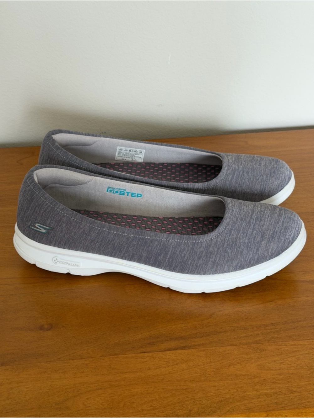 Skechers Go Step Lite Women's Gray Slip-On Flats Shoes - 9,5 - Picture 3 of 12